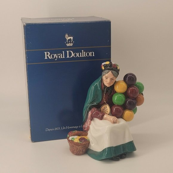 Royal Doulton Street Vendors - The Old Balloon Seller - Vintage Figurine HN1315